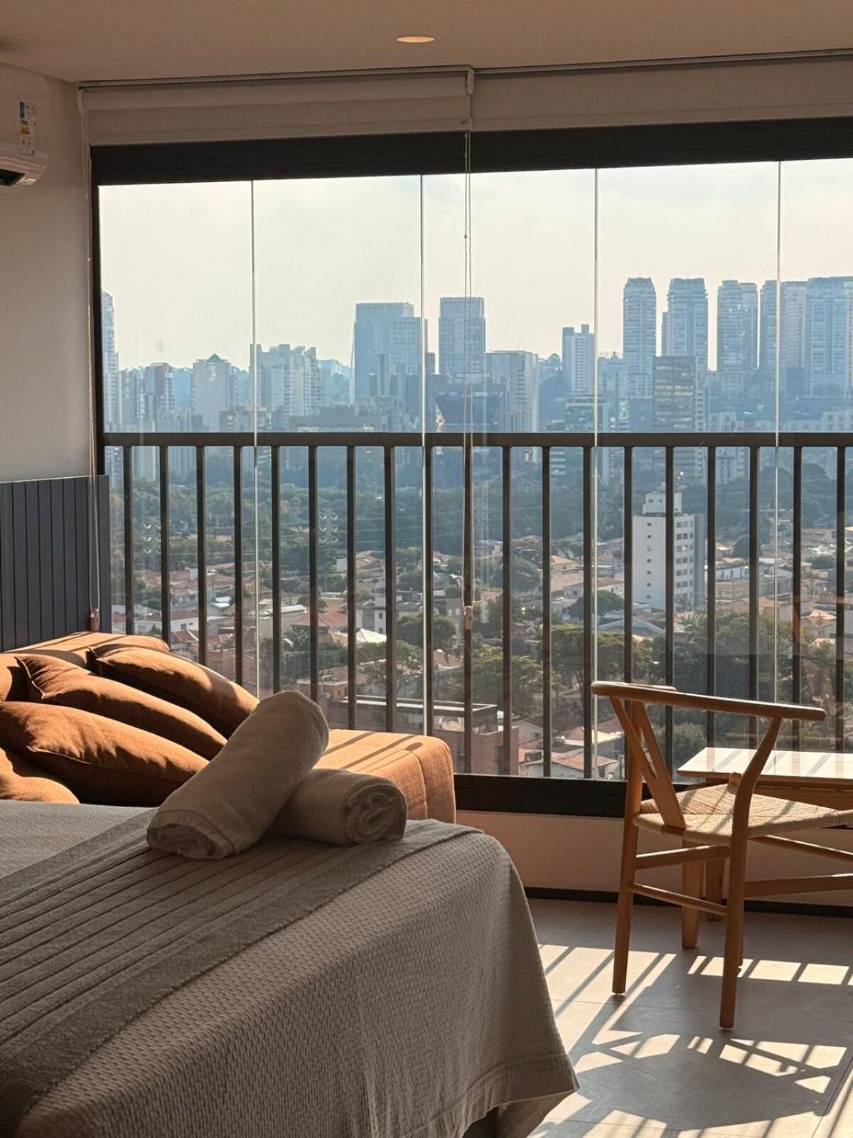 Apartamento Com Estacao De Trabalho E Vista Proximo A Faria Lima E Congonhas São Paulo Kültér fotó